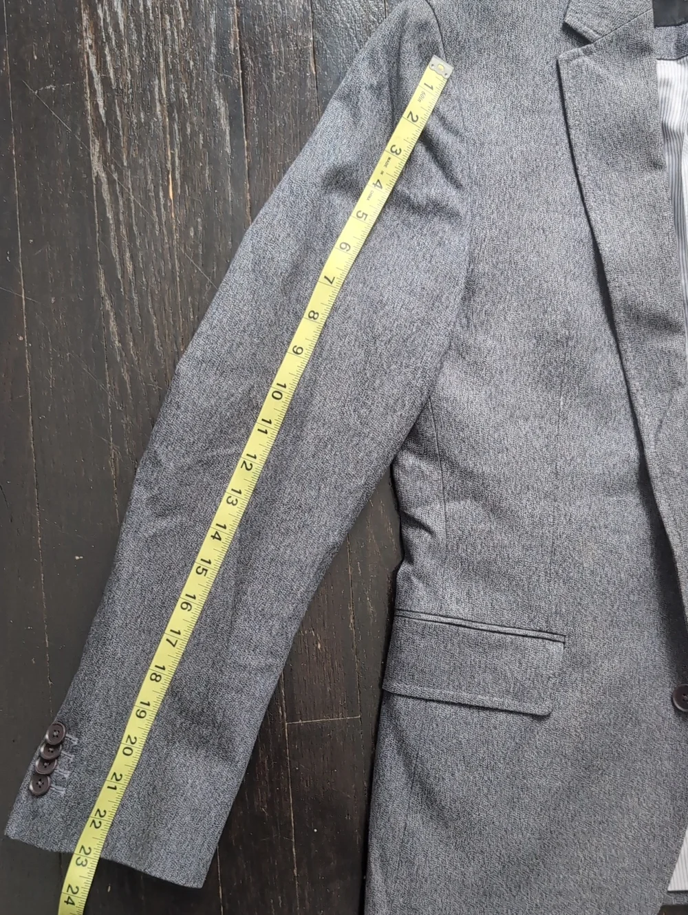Banana Republic Men's Gray Blazer - 36 Short